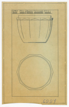 P2004/1/1405 - Design for finger bowl <i>Gioconda</i> Bg 21