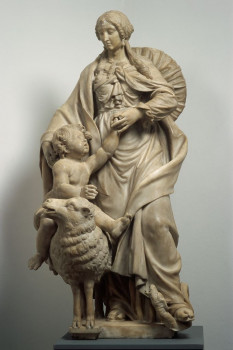 S64/1 - Onze-Lieve-Vrouw met Jezuskind en schaap, Our Lady with Child and sheep