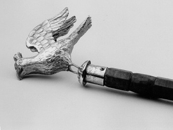 S1283 - King's sceptre of Putte's Guild of Saint Sebastian, Königsstab der Schützengilde von Putte, Koningsstaf, Sceptre de la guilde des arbalétriers de Putte